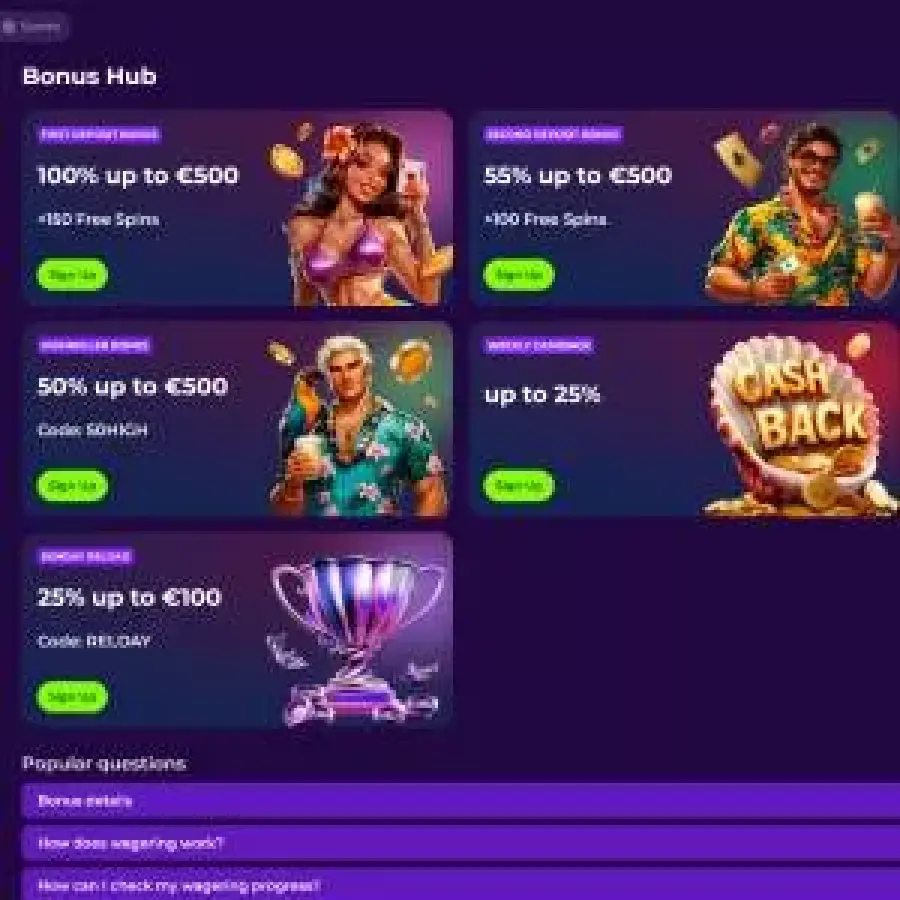 Gamblorias bonus